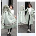 thumbnail image 5 of Ladies long down cotton winter warm jacket coat with detachable plush lining, 5 of 5