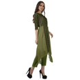 thumbnail image 3 of Moomaya Asymmetric Kurti With Pant Indian Tunic Tops Printed Kurti Set For Women, 3 of 6