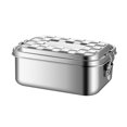 thumbnail image 3 of Miangastore Boîte à Lunch en Acier Inoxydable Conteneur Alimentaire Portable Couvercle Scellé Argent Lot de 1, 3 of 9