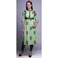 thumbnail image 2 of Bimba Robe Tunique Droite en Viscose Imprimée Style Santoon pour Femmes Vêtements Indiens, 2 of 5