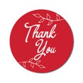 thumbnail image 1 of Darling Souvenir Rond 45 Pcs Autocollants de Vignes de Feuilles Merci Rouge Sceau d'Enveloppe de Mariage - 1,6 Pouces, 1 of 4