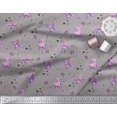 thumbnail image 2 of Soimoi Modal Satin Fabric Check,Spider & Bat Kids Print Fabric by The Yard 42 Inch Wide, 2 of 3