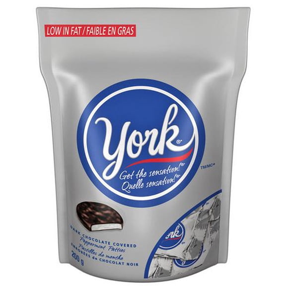 Les pastilles de menthe poivrée au chocolat noir YORK