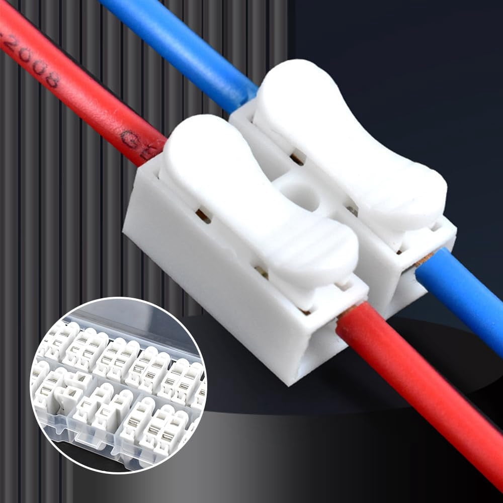 Spring Quick Connector Wire 2024 New Push Quick Wire Connectors Electrical Connectors Block Upgrade Fanttik Mini Power Drill Battery Operated Screwdriver Destornillador Electrico Power Screwdrivers