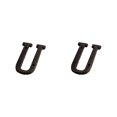 thumbnail image 2 of relayinert Durable And Rustproof Metal House Number Plaque Impeccable Door Decoration Easy To Install Metal Letters House Numbers B17--U 2Set, 2 of 6