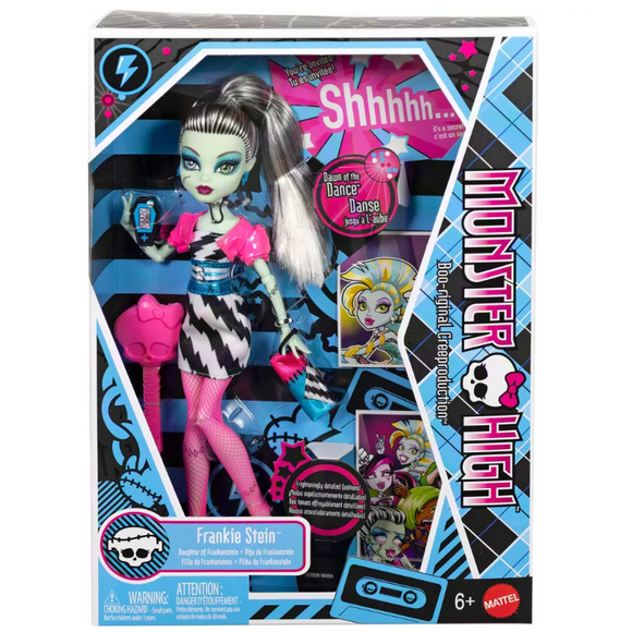 Monster High Poupée de Reproduction Dawn of the Dance Frankie Stein, Poupée de Mode de Collection avec Tenue et Accessoires