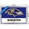 thumbnail image 2 of NFL Baltimore Ravens - Logo 21 Wall Poster, 22.375" x 34" Framed, 2 of 4