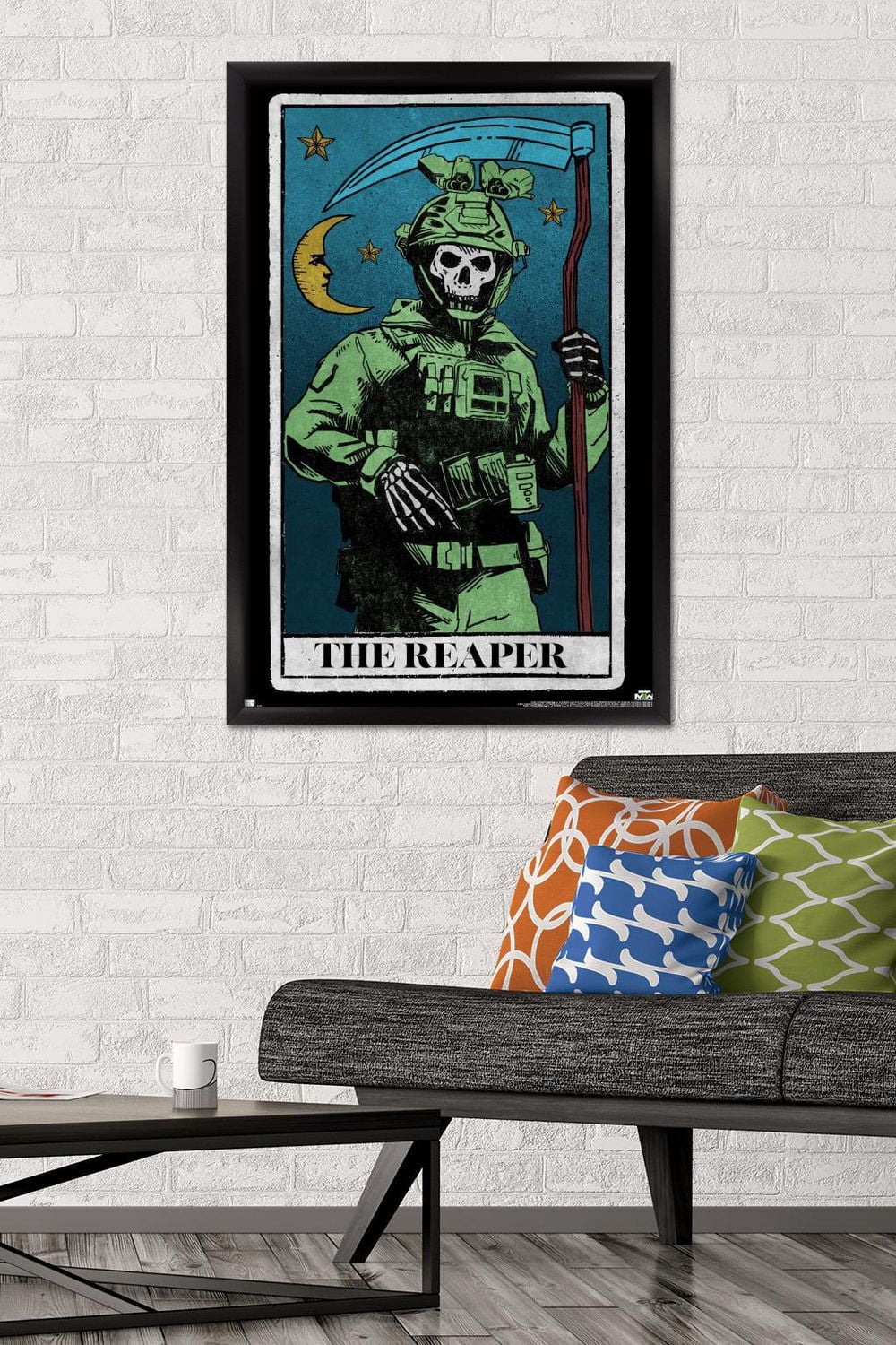 Call of Duty: Modern Warfare 2 - Ghost Tarot Card Wall Poster, 22.375" x 34"