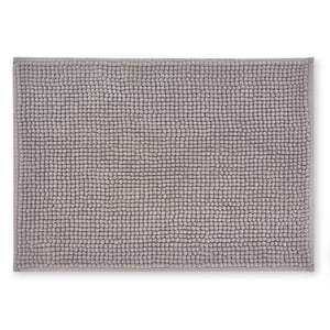Mainstays Noodle Charcoal Bath Rug, 17" x 24"