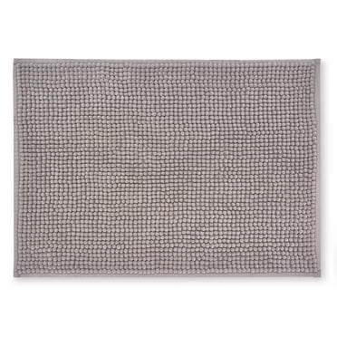 Mainstays Noodle Charcoal Bath Rug, 17" x 24"