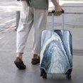 thumbnail image 4 of Travel Luggage Cover Suitcase Protector Fits 18-32 Inch Luggage Wheel Covers Patterned Travel Related Items Flower Luggage Protector Elastic Luggage Anti-scratch Suitcase Cover L, 4 of 5