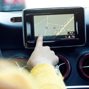 WRISTBIQUE Black Adhesive Car Phone Mount Holder with Stable Design for Mobile Device Storage and Easy Installation