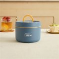 thumbnail image 2 of CHOK Portable Insulated Lunch Container Set Stackable Stainless Steel Food Container with Thermal Bag Leakproof for School Work Picnic Travel Warm Food Storage Box, 2 of 9