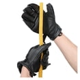 thumbnail image 3 of Outdoor Mountaineering Rappelling Leather Gloves Special For Fitness Training Rappelling Caving Glove Downhill ,Durability and Dexterity, 3 of 7