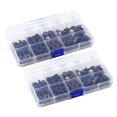 thumbnail image 2 of FLAMEEN 100Sets 15mm Press Studs, Press Stud Buttons, For DIY Craft Home Leather Clothing Bags, 2 of 8