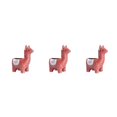 thumbnail image 1 of Wweixi 1/2/3 Animal Shape Pots Durable Materials For In Garden For Small Spaces Eco-friendly Alpaca red 3PCS, 1 of 6
