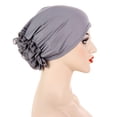thumbnail image 4 of Chapeau Chapeau de Tête Fleurs Décontracté pour Femmes Turban Musulman, 4 of 4