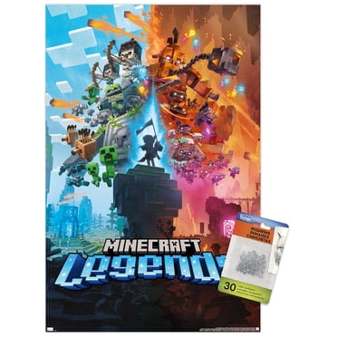 Minecraft: Legends - Key Art Wall Poster, 22.375" x 34"