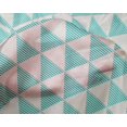 thumbnail image 5 of oneOone Silk Tabby Fabric Triangle Geometric Printed Fabric 1 Yard 42 Inch Wide, 5 of 5