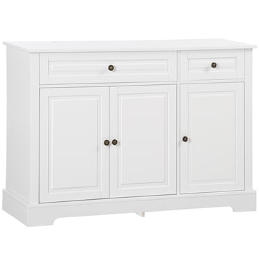 HOMCOM Sideboard Buffet Cabinet, Modern Kitchen Cabinet with 2 Drawers