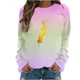 thumbnail image 2 of 2023 Chandail en Molleton Mode Femme 50 % de Réduction Liquidation Mode Décontractée Manches Longues Col Rond Imprimé Chandail en Molleton Blouse, 2 of 4