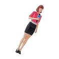 thumbnail image 1 of Baohd Résine 1/64 Modèles Figurines de Personnes Objets de Collection Décoration de Train Ferroviaire Femme reporter, 1 of 9