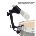 thumbnail image 3 of 2 Pcs Pinces de Microphone pour Tambour Support de Microphone Réglable pour Tambour Anneau de Montage de Rebord Support Antichoc, 3 of 5