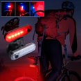 thumbnail image 1 of mtvxesu Led Bicycle Tail Light with 4 Light Modes, Water-Resistant Design, Easy Installation for Road and Mountain Bikes, Includes Charging Cable, 1 Count, 1 of 3