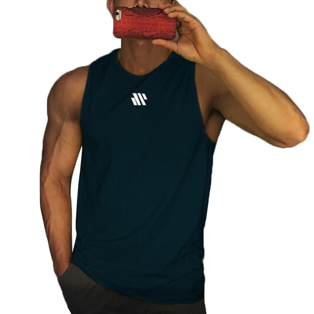 Honganda Male Tank Tops, Quick-Dry Running Vest, Fitness Training Undershirt