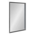 thumbnail image 1 of Kate and Laurel Travis Modern Wood Framed Wall Mirror, 24 x 36, Gray, Transitional Rectangle Mirror for Wall, 1 of 7