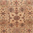thumbnail image 1 of Ahgly Company Indoor Square Abstract Red Oriental Area Rugs, 3' Square, 1 of 6