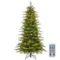 thumbnail image 1 of Costway 7.5 FT Artificial Christmas Tree with 1162 Branch Tips 380 LED Lights 3 Timers Remote, 1 of 10