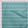 thumbnail image 3 of oneOone Cotton Poplin Fabric Paisley & Chevron Ikat Decor Fabric Printed BTY 56 Inch Wide, 3 of 4