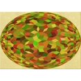 thumbnail image 1 of Ahgly Tapis Rectangulaire Lavable en Machine Intérieur Transitionnel Acajou Brun, 2 Pieds x 3 Pieds, 1 of 7