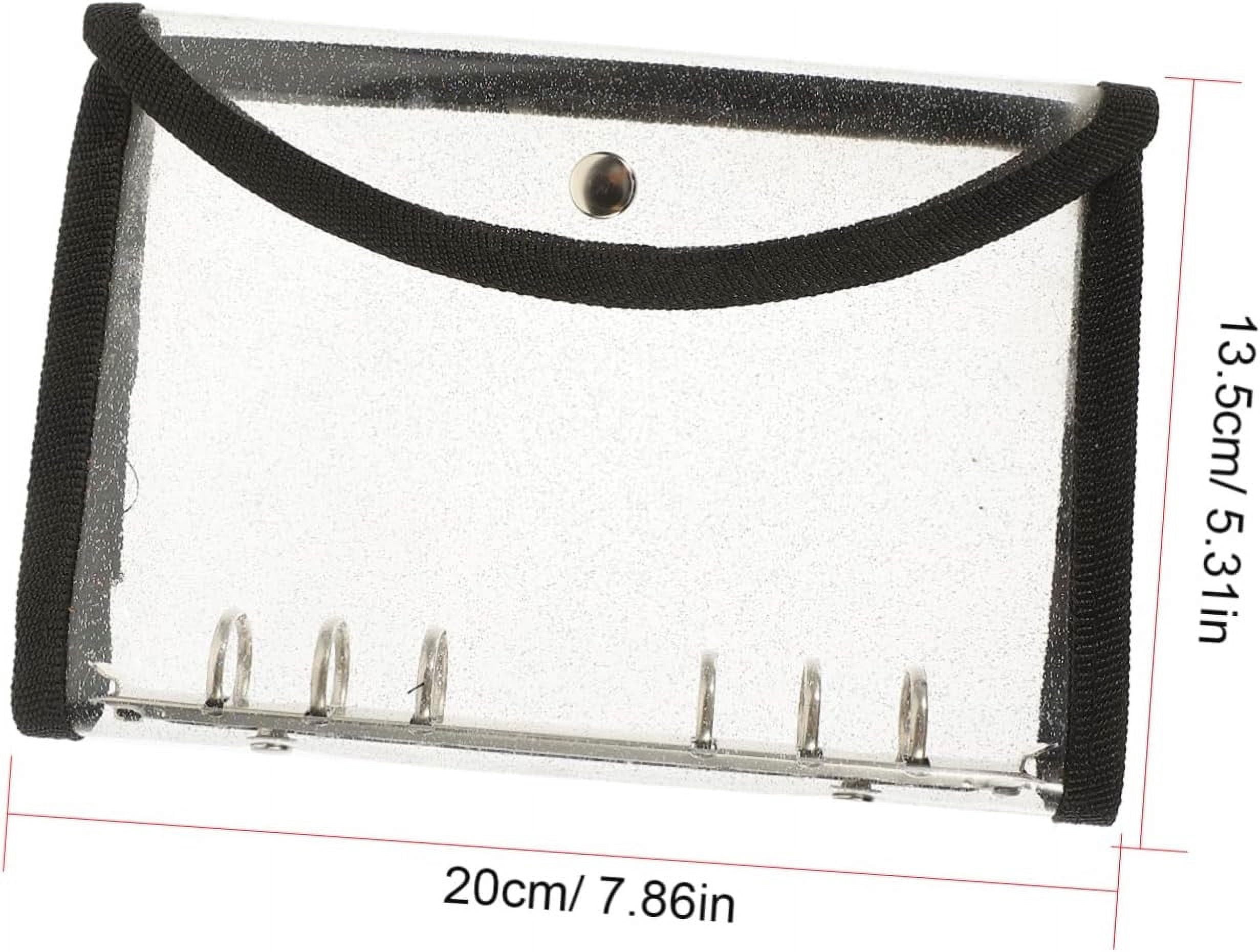 PVC Loose-leaf Binder with Stainless Steel Ring Binding for Travel Budget Planner and Account Book