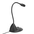 thumbnail image 2 of Fdit Microphone d'Ordinateur, ABS Noir Directivité Omnidirectionnelle Prise 3.5mm Tube Réglable Microphone Filaire pour Ordinateur Portable, Microphone Filaire, 2 of 8