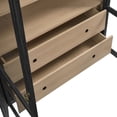 thumbnail image 3 of Modway Nolan 74" Tall Arched Storage Display Cabinet in Black Oak, 3 of 10
