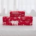 thumbnail image 3 of Gogreen 4PC Queen Christmas Sheet Set Deep Pocket Fit 16", Breathable Microfiber Soft Queen Sheet Set Warm Sheets, Luxury Hotel Style Christmas Decor Queen Bed Sheet Set, Christmas Gift, 3 of 11