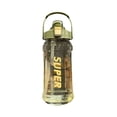 thumbnail image 2 of Linnome Large Capacity Sports Water Bottle 1.5L with Straw Leak Proof Shatterproof BPA Free 11.8 Inch, 2 of 6