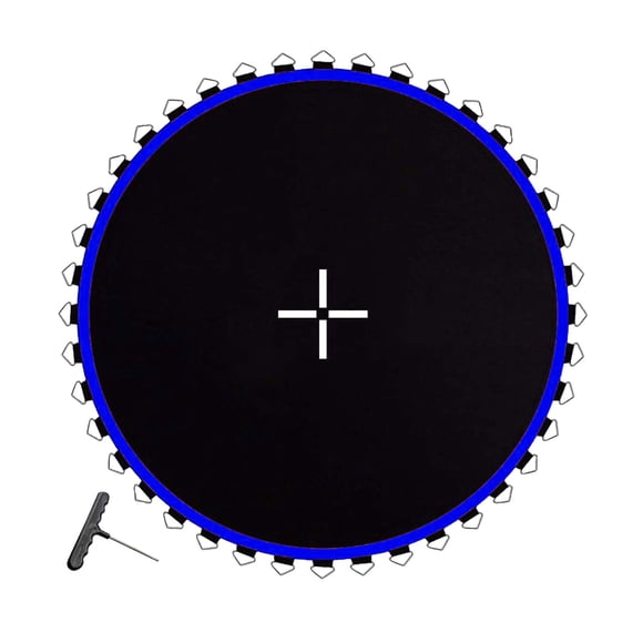 Hearth & Gear Kids Trampoline For Outdoor Play For All Ages Various Sizes With Durable PP Elastic Fabric Ideal For Entertaining Children And Promoting 10 Foot Trampoline Pad 12ft Trampoline Mat