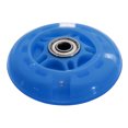 thumbnail image 4 of relayinert Roue de Trottinette en Métal PU Portable Universelle 80mm Remplacement Patin en Ligne Roues Lumineuses Colorées Composant Bleu, 4 of 6