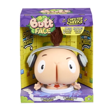 Butt Face Chester Cheeks | Produit des effets sonores hilarants, se trémousse au rythme de mélodies de pets | 4 ans et plus