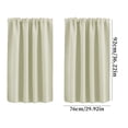 thumbnail image 3 of PRETXORVE Solid Color Curtains Living Room Bedroom Kitchen Partition Curtains Home Curtains, 3 of 3