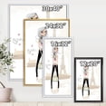 thumbnail image 4 of Designart Cute Girl By The Tour Eiffel In Paris FLOAT FRAME WALL ART, 4 of 4