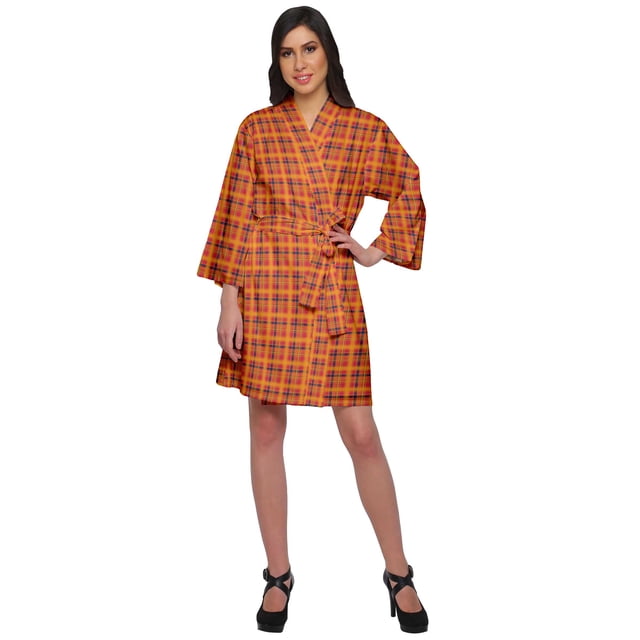 Moomaya Short Kimono Robes For Women Kimono Cotton Robes For Women Plus Size