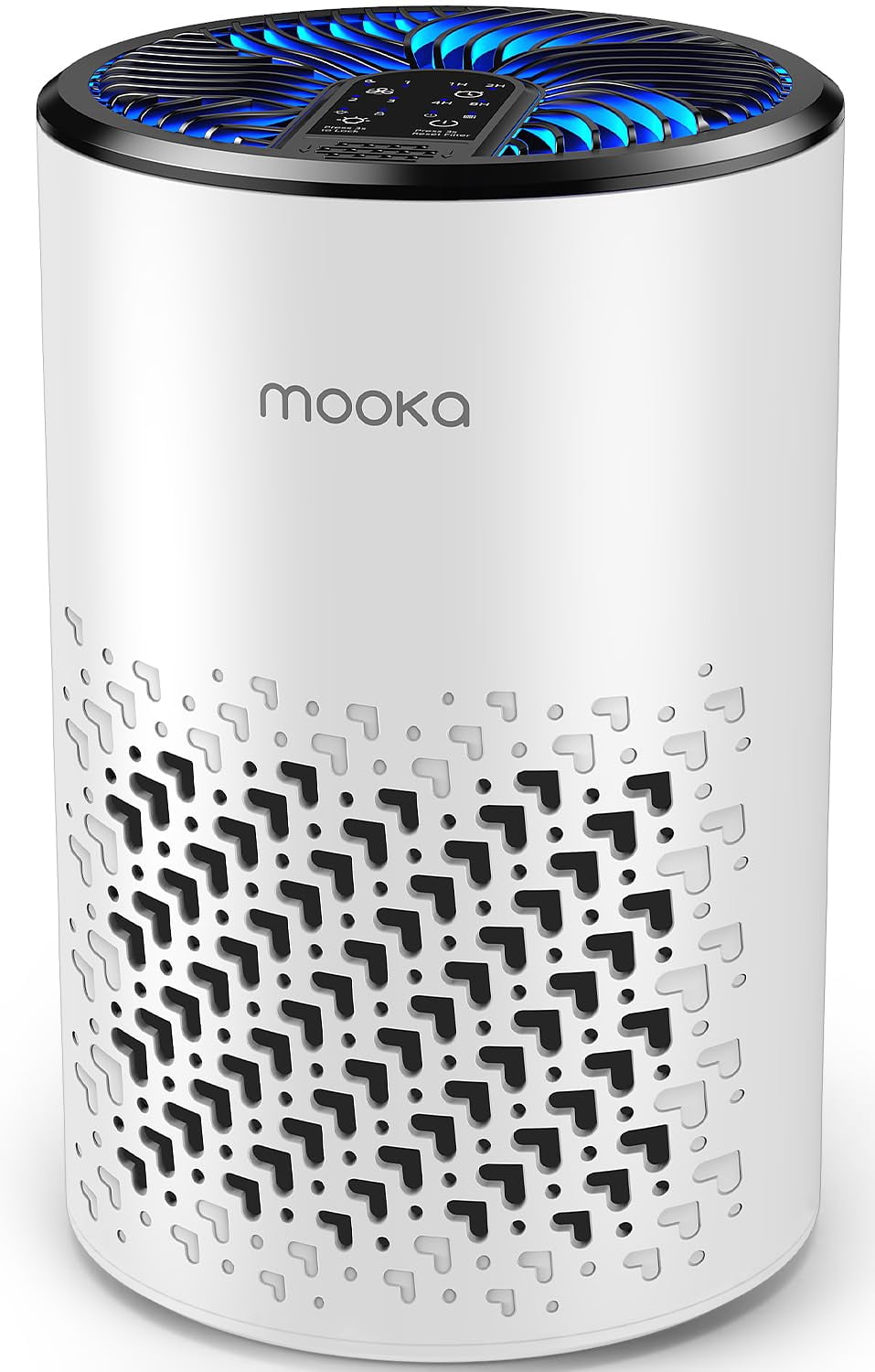 Air Purifiers for Bedroom Home, MOOKA HEPA Air Purifier for Home Pets with Fragrance Sponge for Smoke Dust Pollen Dander Odor, Small Air Cleaner with Slee