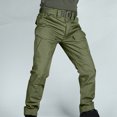 thumbnail image 4 of cllios Pantalon Tactique pour Homme Extérieur Anti-Déchirure Léger Imperméable Pantalon de Travail Militaire Cargo de Travail Randonnée pour Homme Multi-Poches, 4 of 9