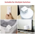 thumbnail image 3 of SwitchBot Bot / Bouton Poussoir de Commutateur Intelligent - Sans Câblage, Ajoutez SwitchBot Hub Mini pour le Rendre Compatible avec Alexa, Google Home, IFTTT, Noir - Ensemble de 2, 3 of 4