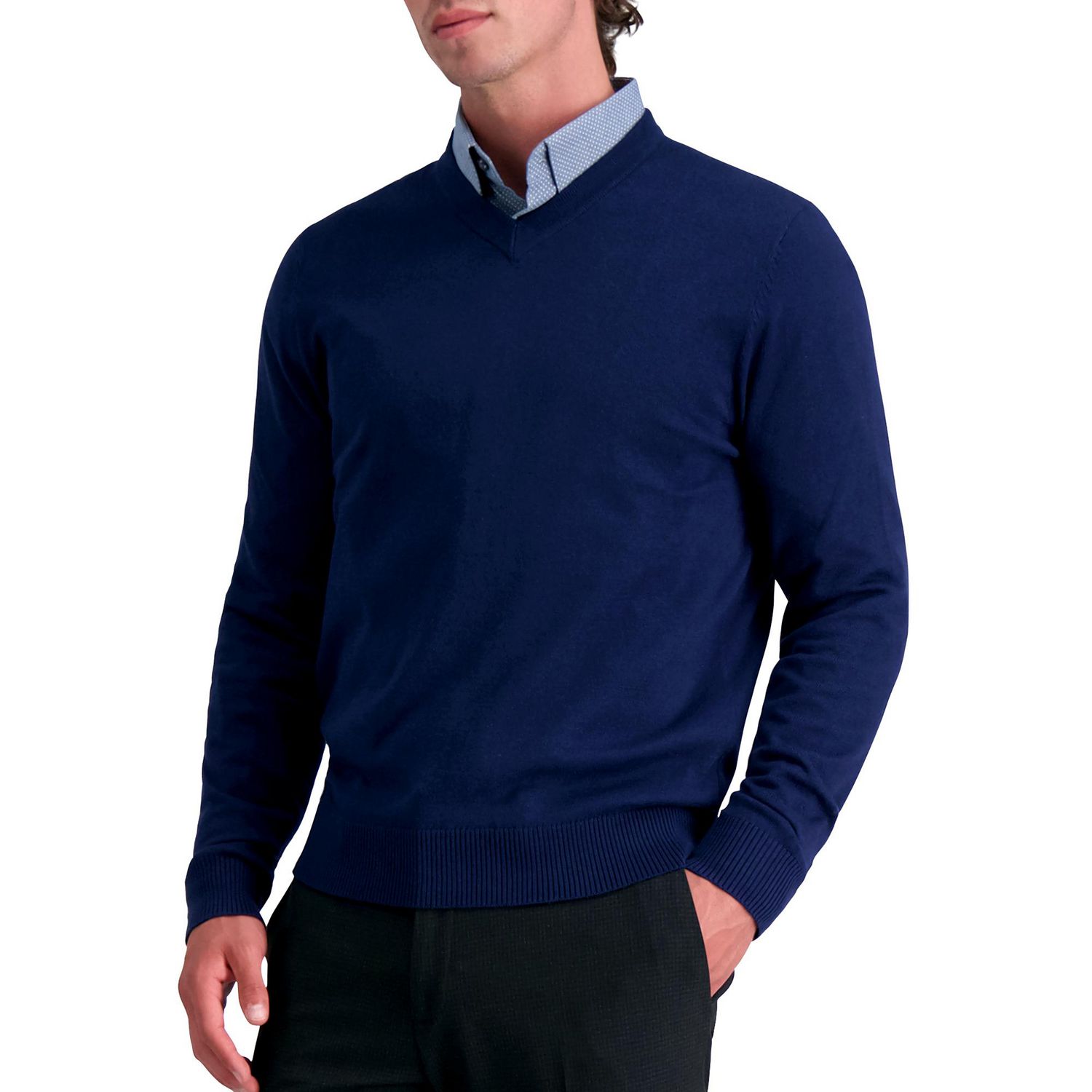 Haggar® chandail à col en V pour hommes