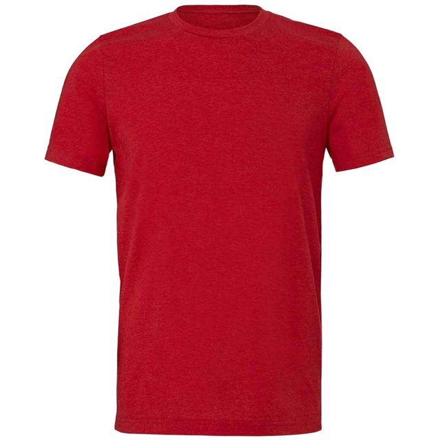 BELLA+CANVAS T-Shirt à Col Rond en Mélange pour Hommes/femmes
